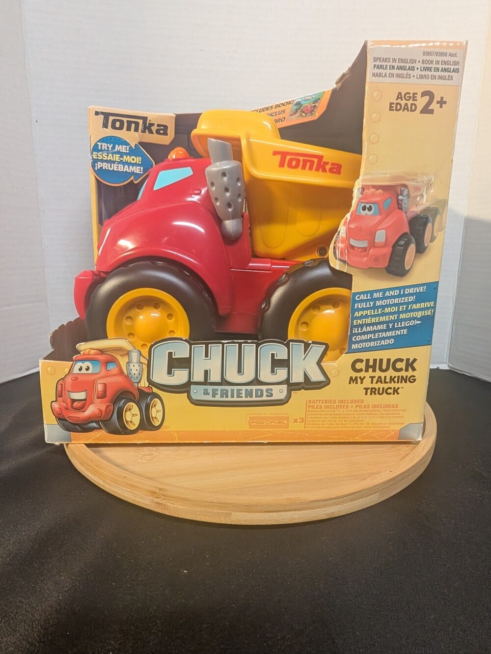 New Chuck & Friends Moving Dump RUMBLIN Interactive Truck by Tonka Hasbro 2008